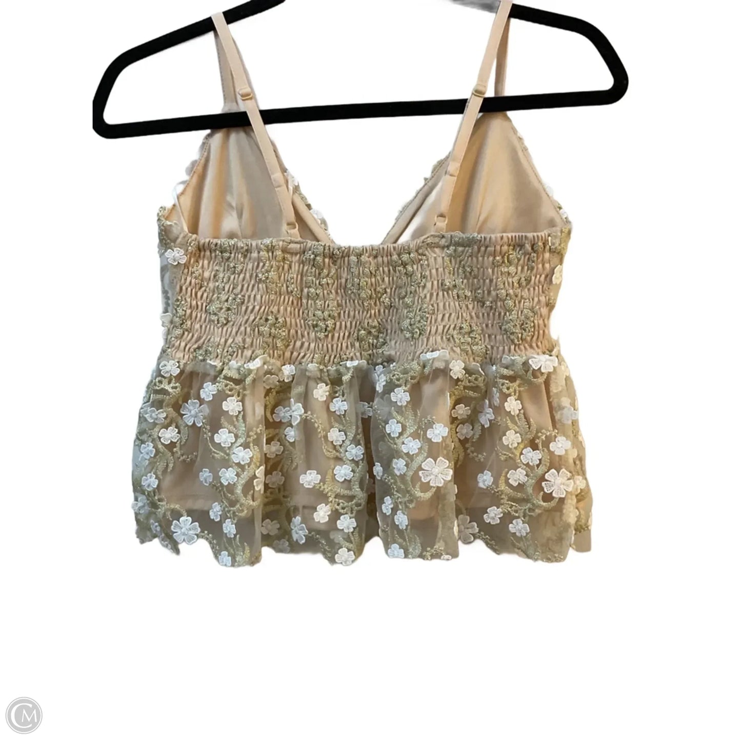 Top Sleeveless By Altard State In Gold & Tan, Size: S