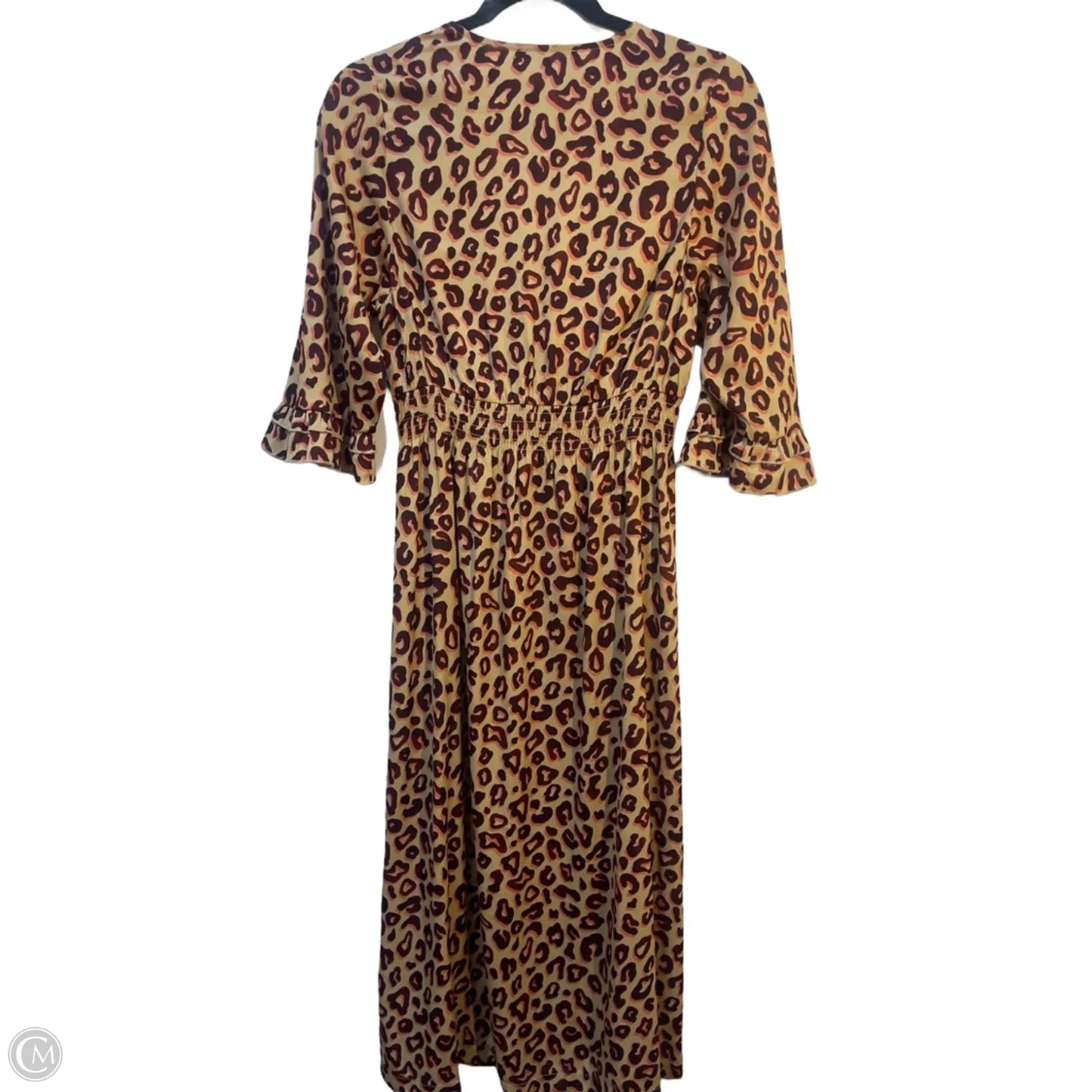 Dress Casual Midi By Scotch & Soda In Animal Print, Size: Xs