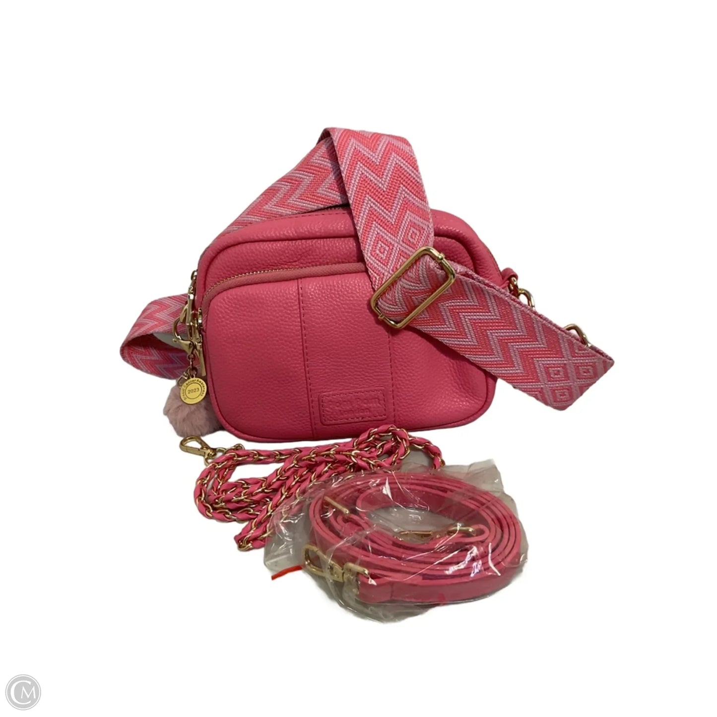 Crossbody Leather By Cma, Size: Medium