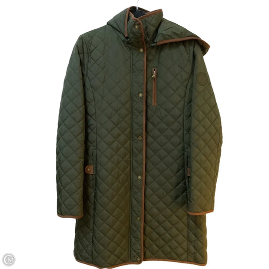 Coat Puffer & Quilted By Lauren By Ralph Lauren In Green, Size: S