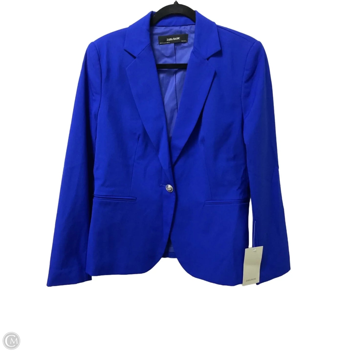 Blazer By Zara Basic In Blue, Size: M