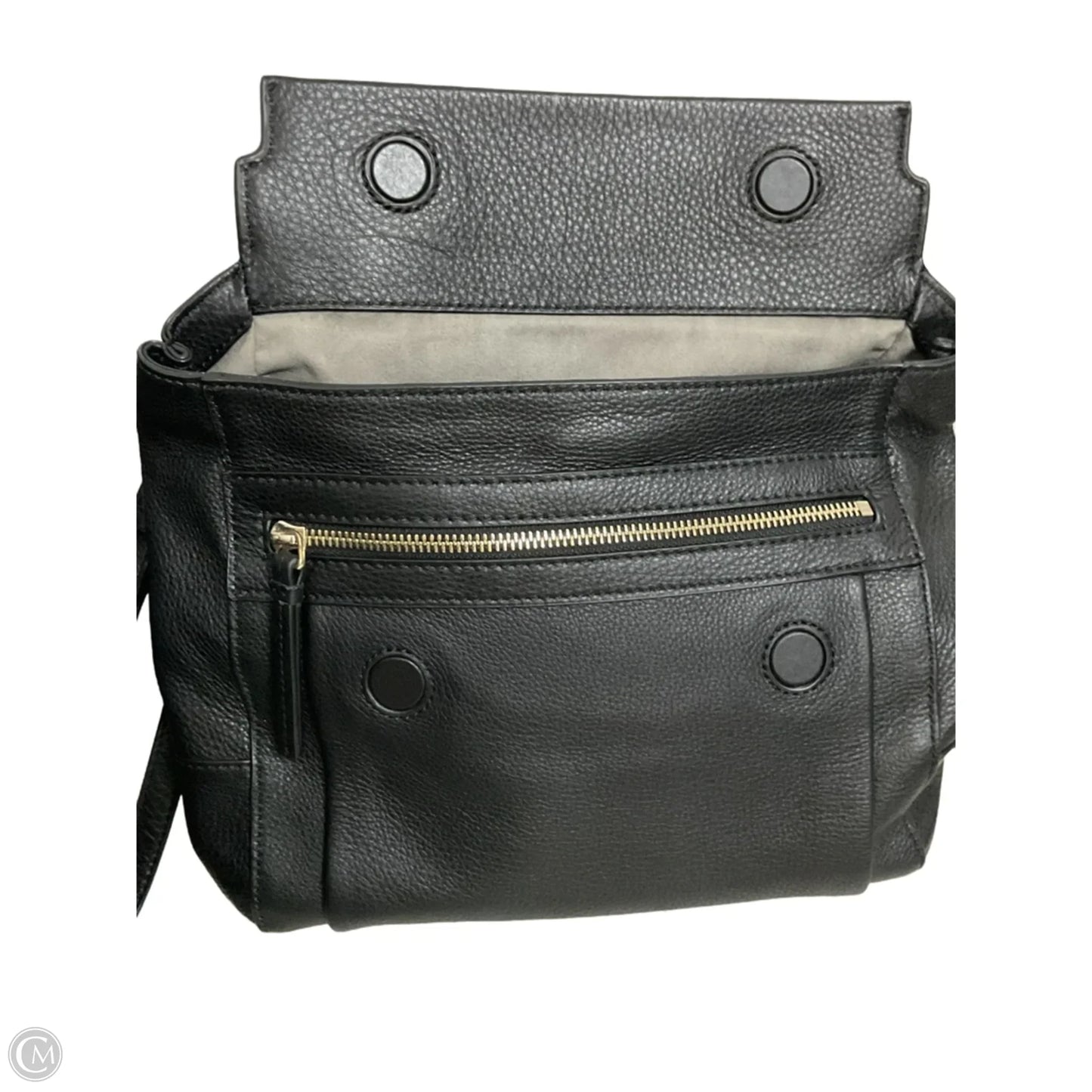 Handbag Leather By Vince Camuto, Size: Medium