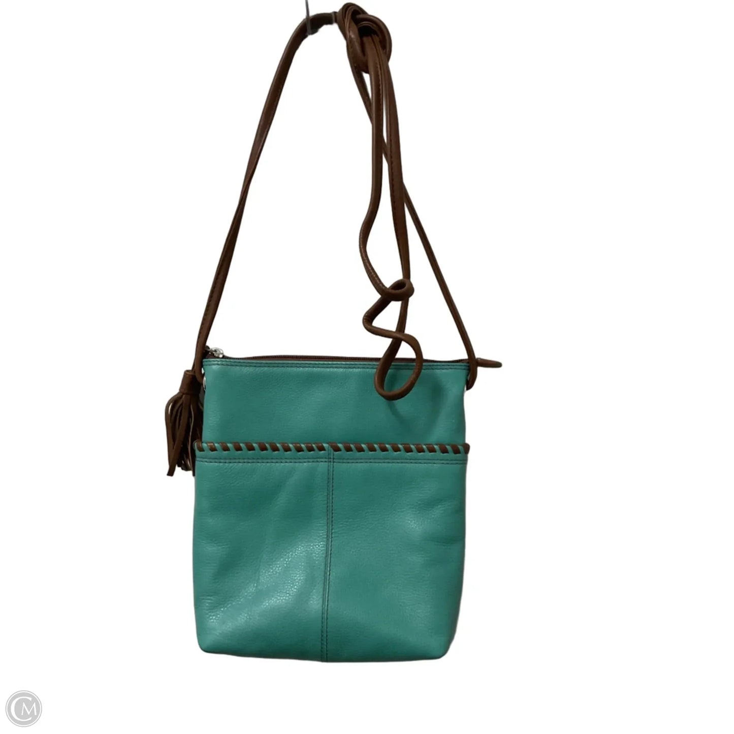 Crossbody Leather By Cmc, Size: Medium