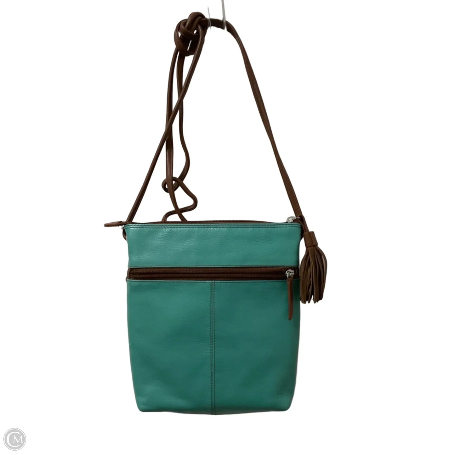 Crossbody Leather By Cmc, Size: Medium