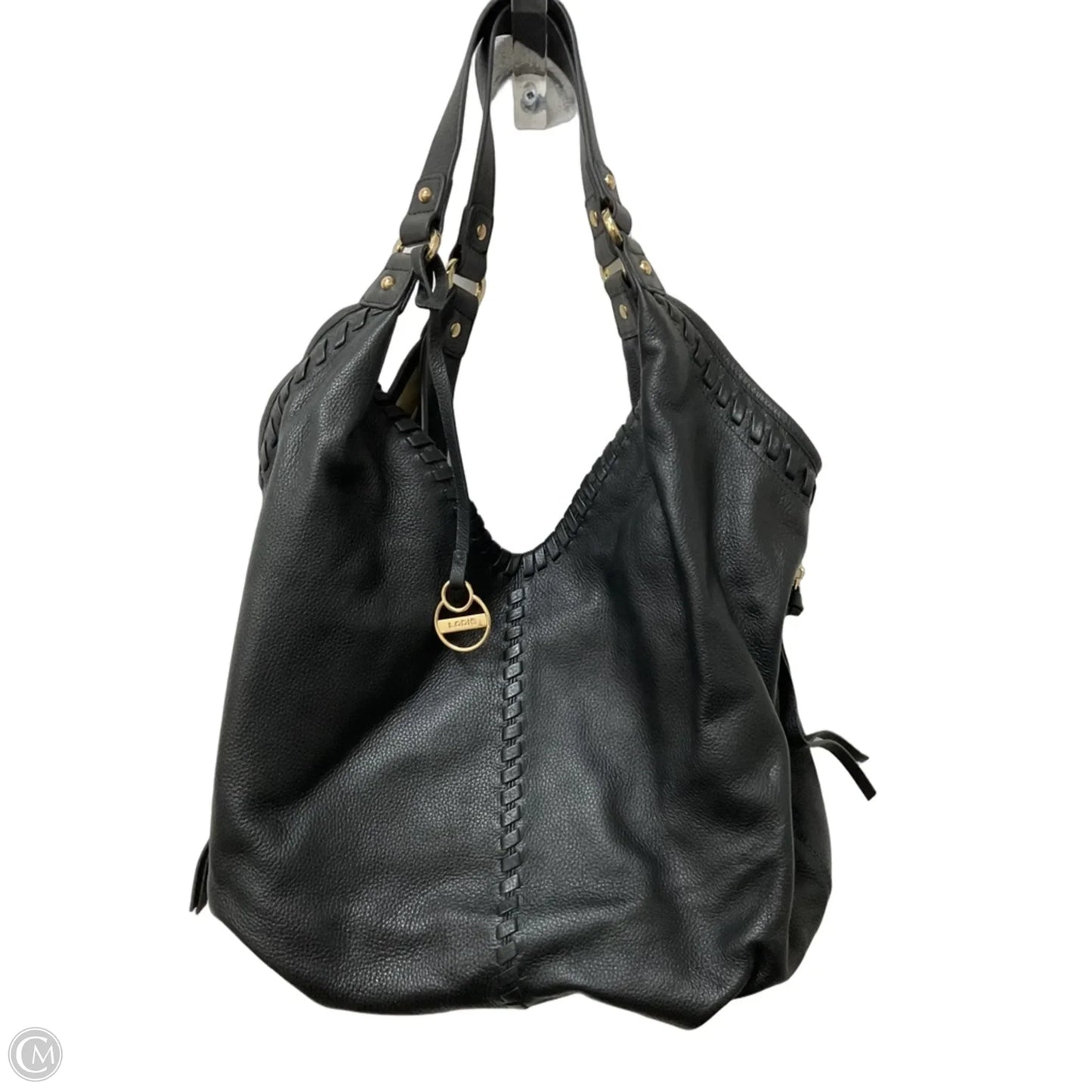 Handbag Leather By Lodis, Size: Large