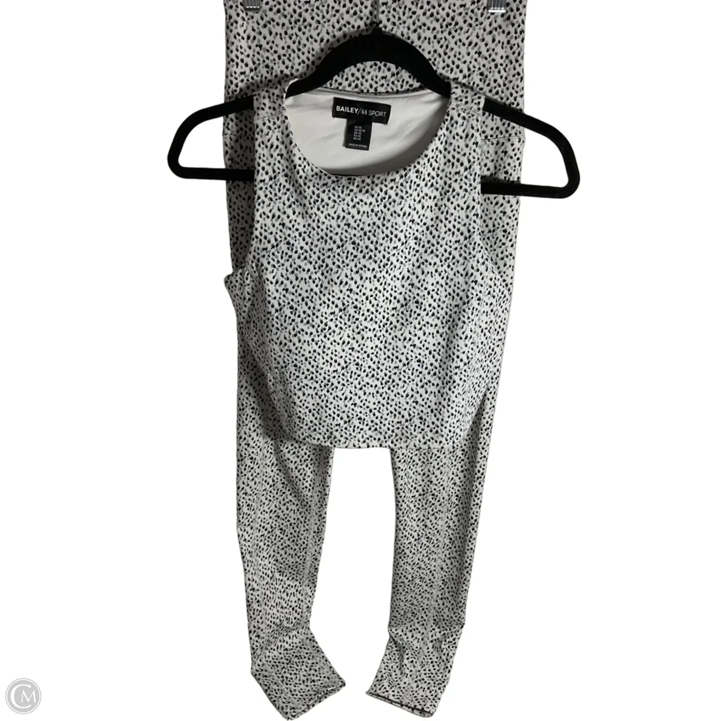 Athletic Pants 2pc By Bailey 44 In Black & Grey, Size: Xs
