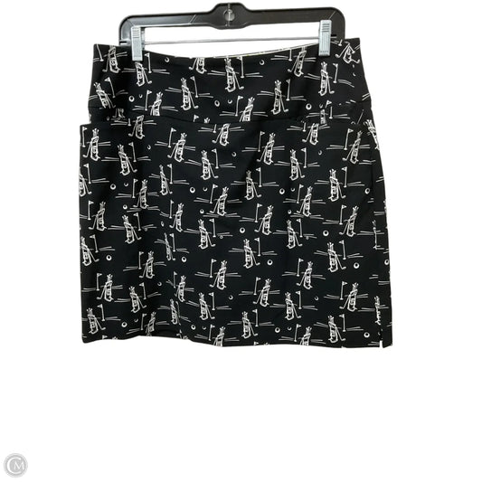 Athletic Skort By Cmb In Black & White, Size: 14