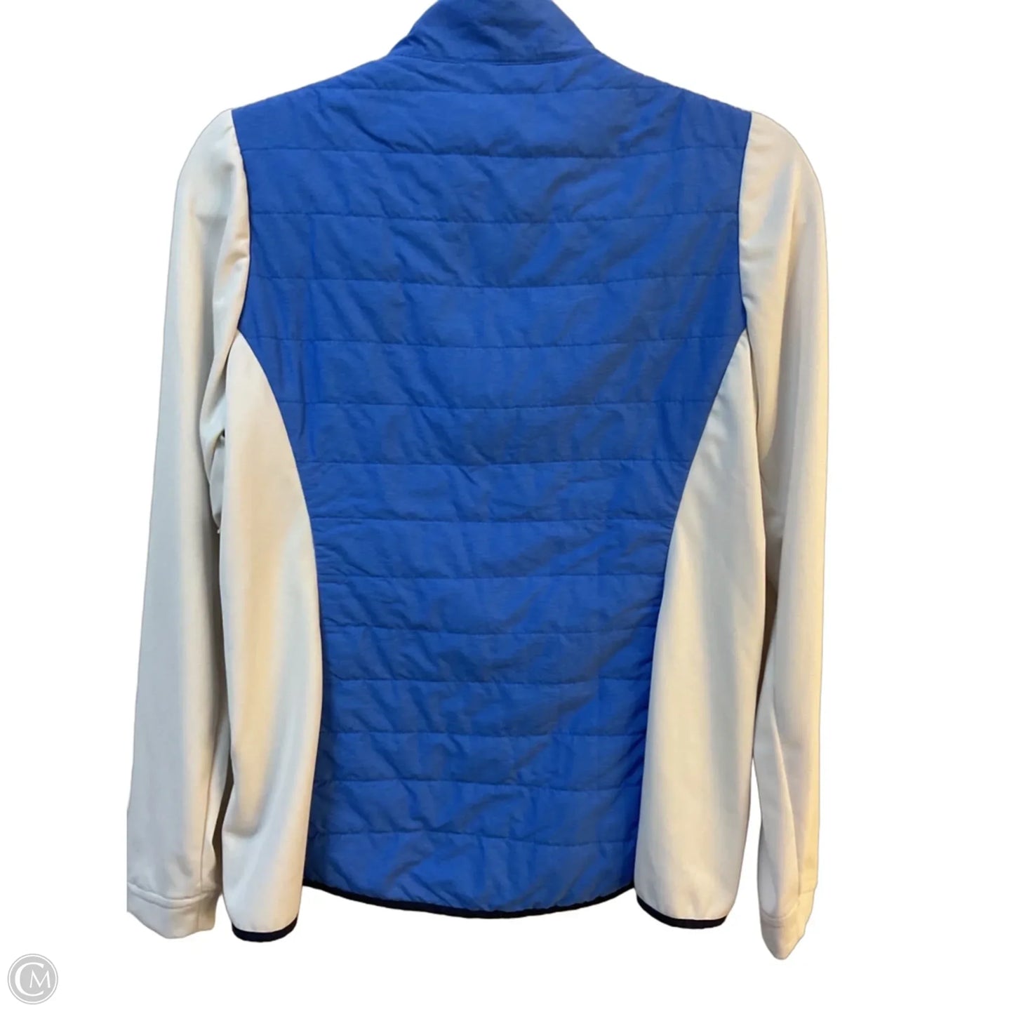 Athletic Jacket By Peter Millar In Blue & White, Size: M