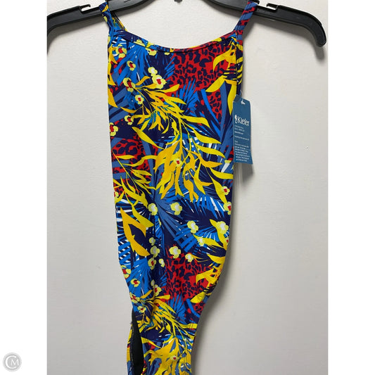 Swimsuit By Clothes Mentor In Blue & Yellow, Size: S