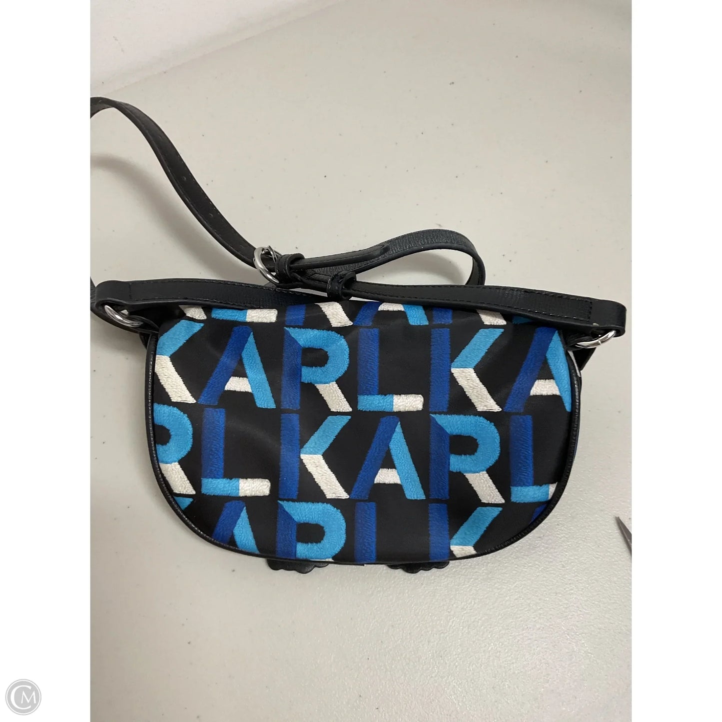 Belt Bag Designer By Karl Lagerfeld, Size: Medium