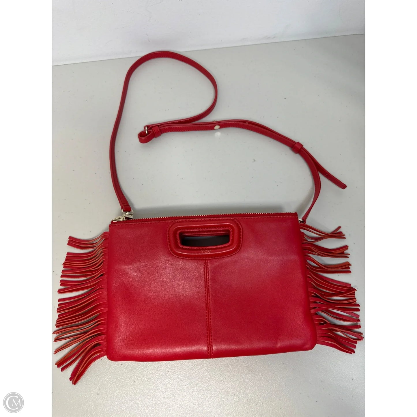 Handbag Leather By Cma, Size: Small