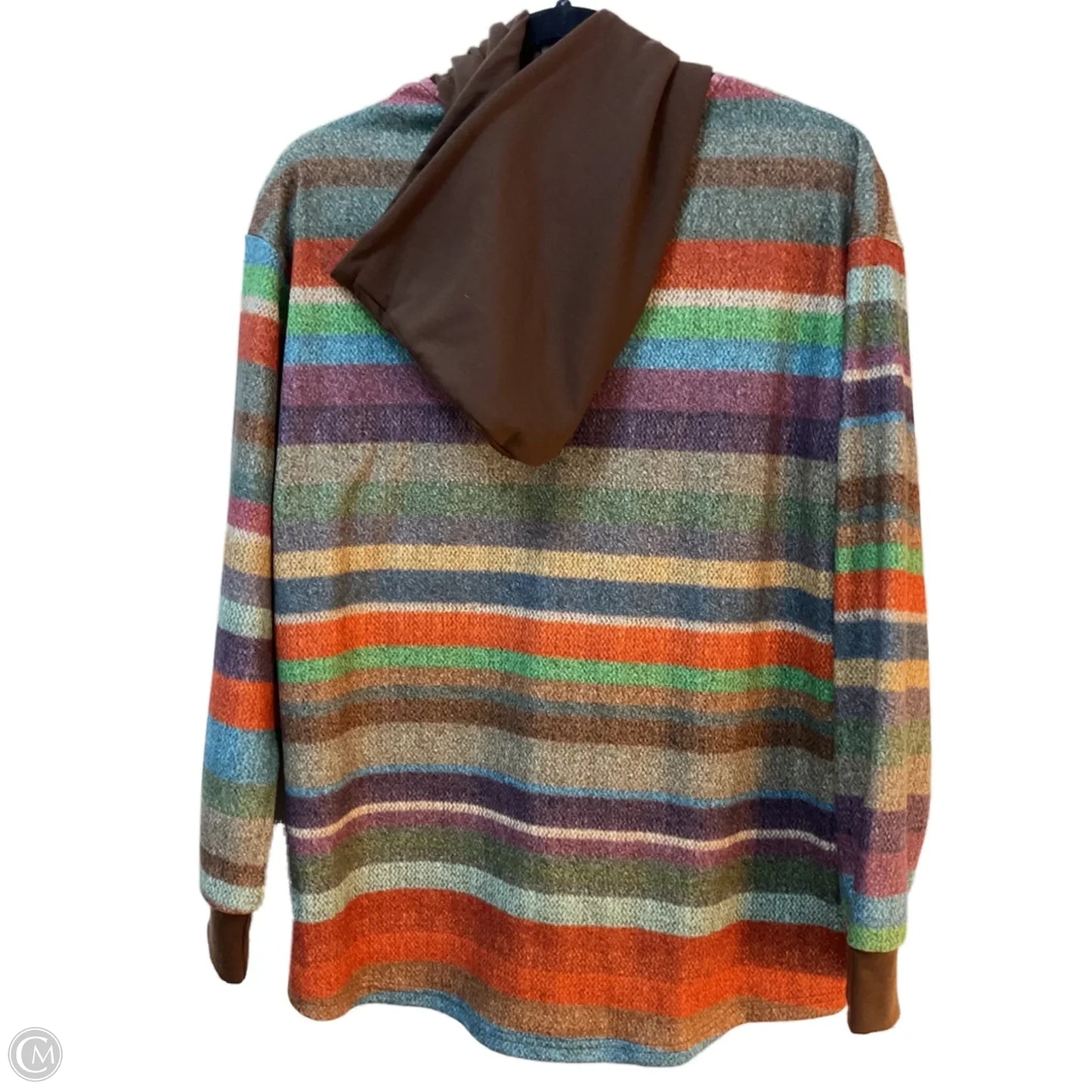 Top Long Sleeve By Clothes Mentor In Striped Pattern, Size: S