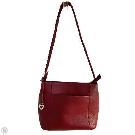 Handbag Leather By Brighton, Size: Medium