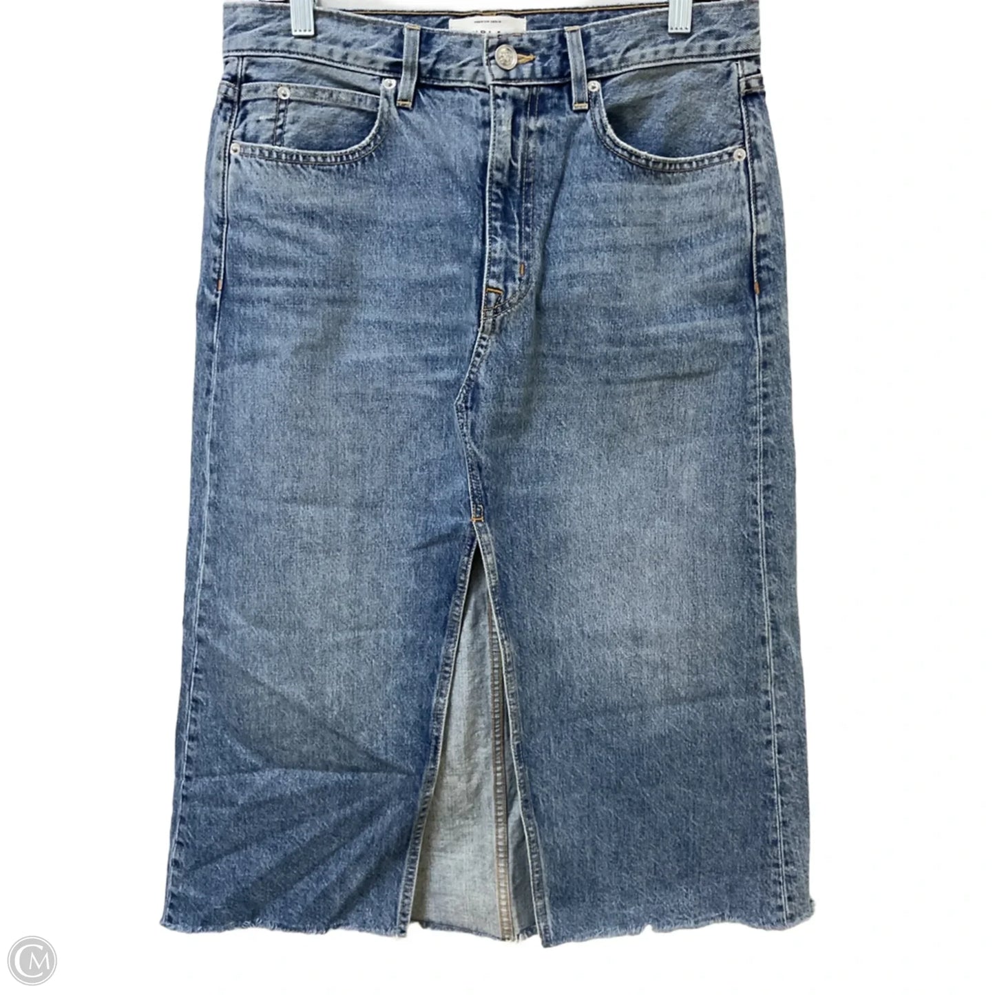 Skirt Midi By Cma In Blue Denim, Size: 6