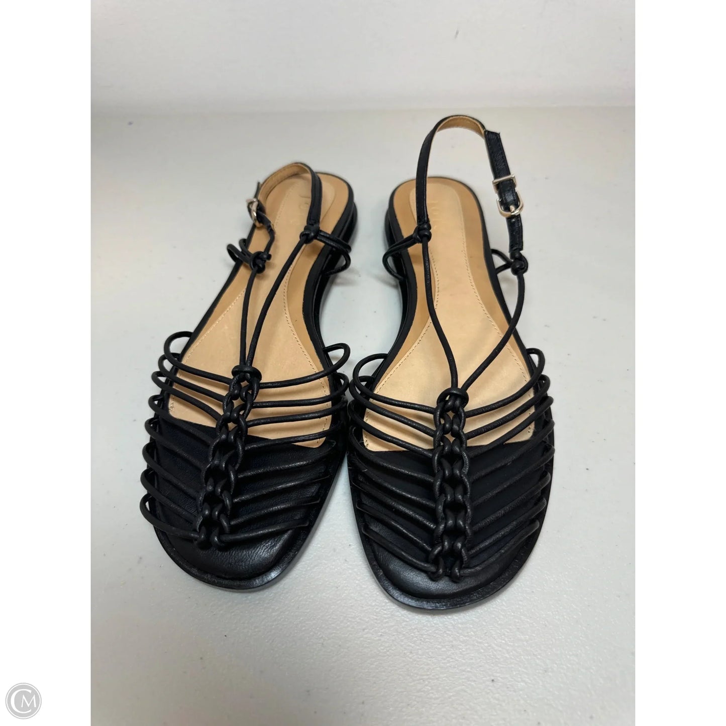 Sandals Flats By Joie In Black, Size: 6.5