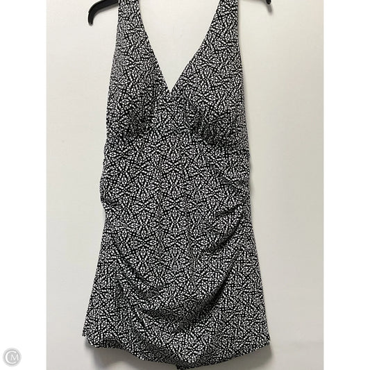 Swimsuit By L.l. Bean In Black & White, Size: 3x