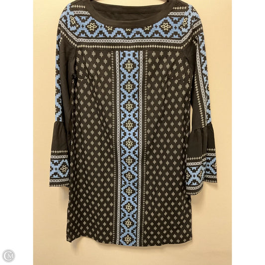 Dress Casual Midi By Loft In Black & White, Size: Xs