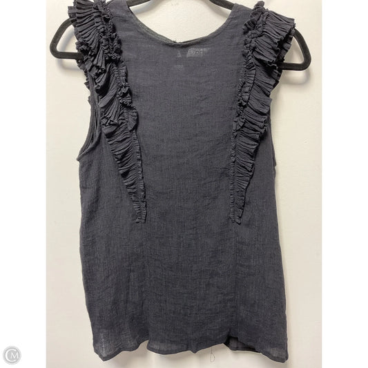 Top Short Sleeve By Clothes Mentor In Black, Size: M