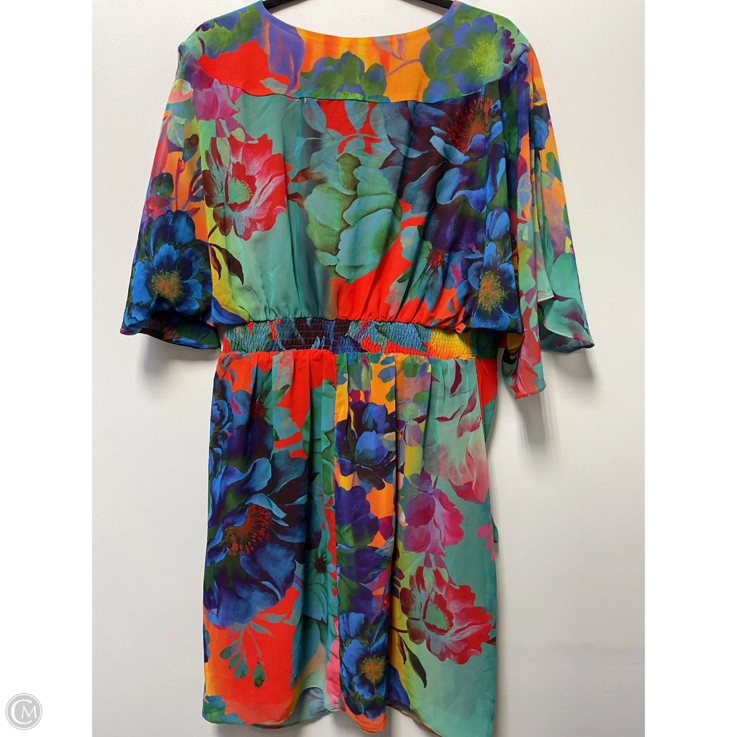 Dress Casual Midi By City Chic In Tropical Print, Size: M