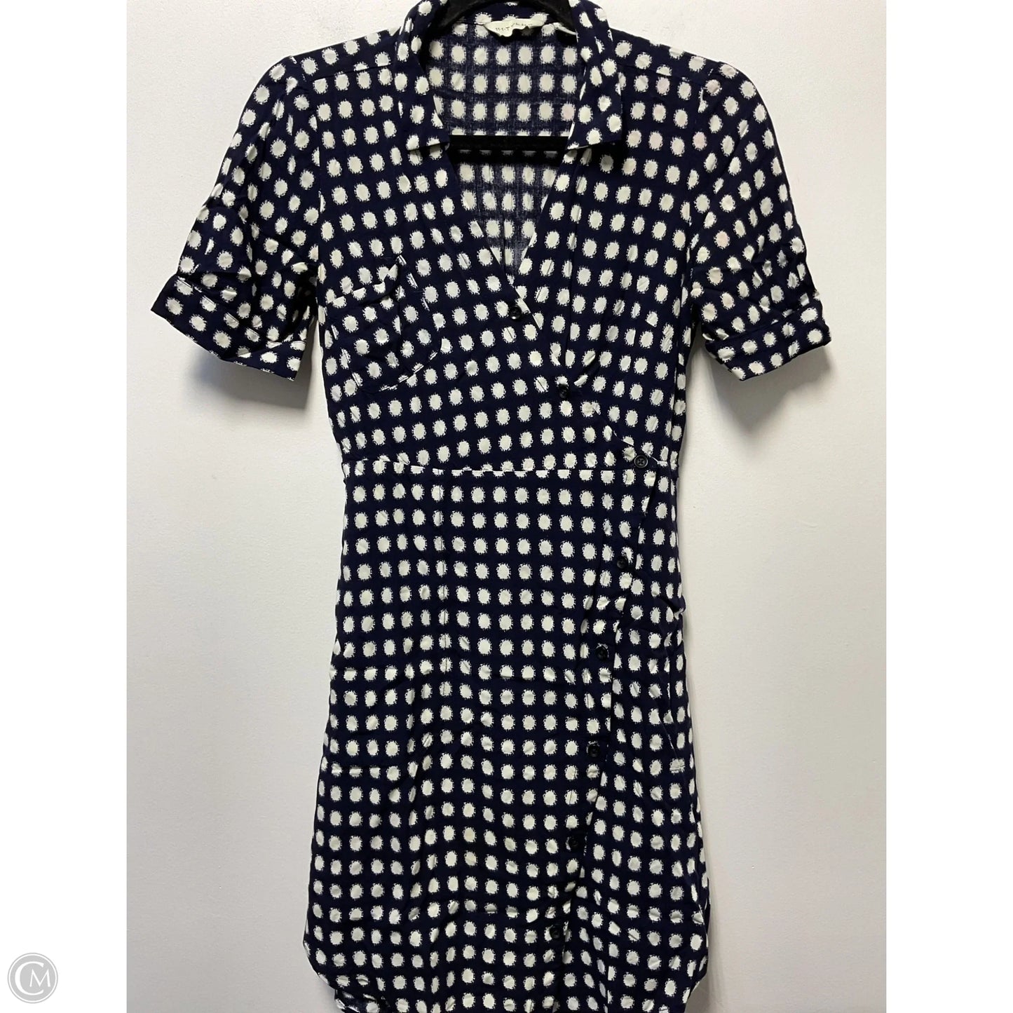 Dress Casual Midi By Cmc In Polkadot Pattern, Size: S