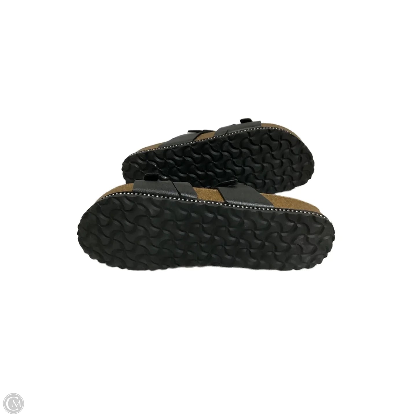 Sandals Flats By Birkenstock In Grey, Size: 8