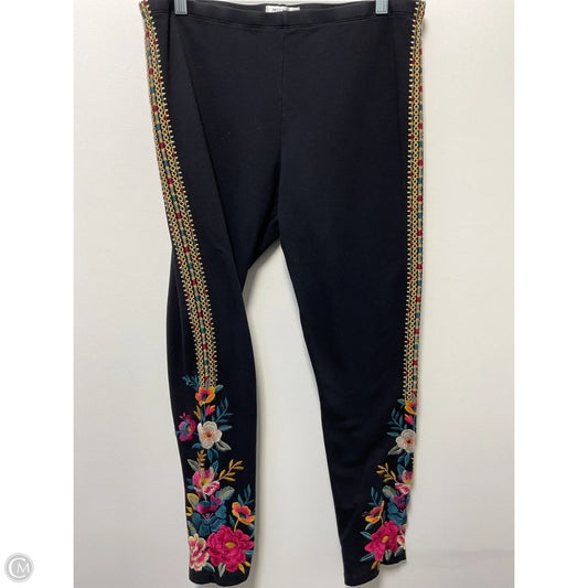 Pants Leggings By Johnny Was In Black, Size: L