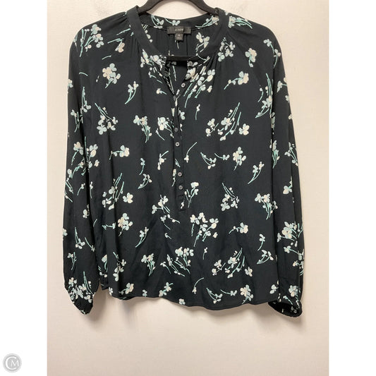Blouse Long Sleeve By J. Crew In Black, Size: S