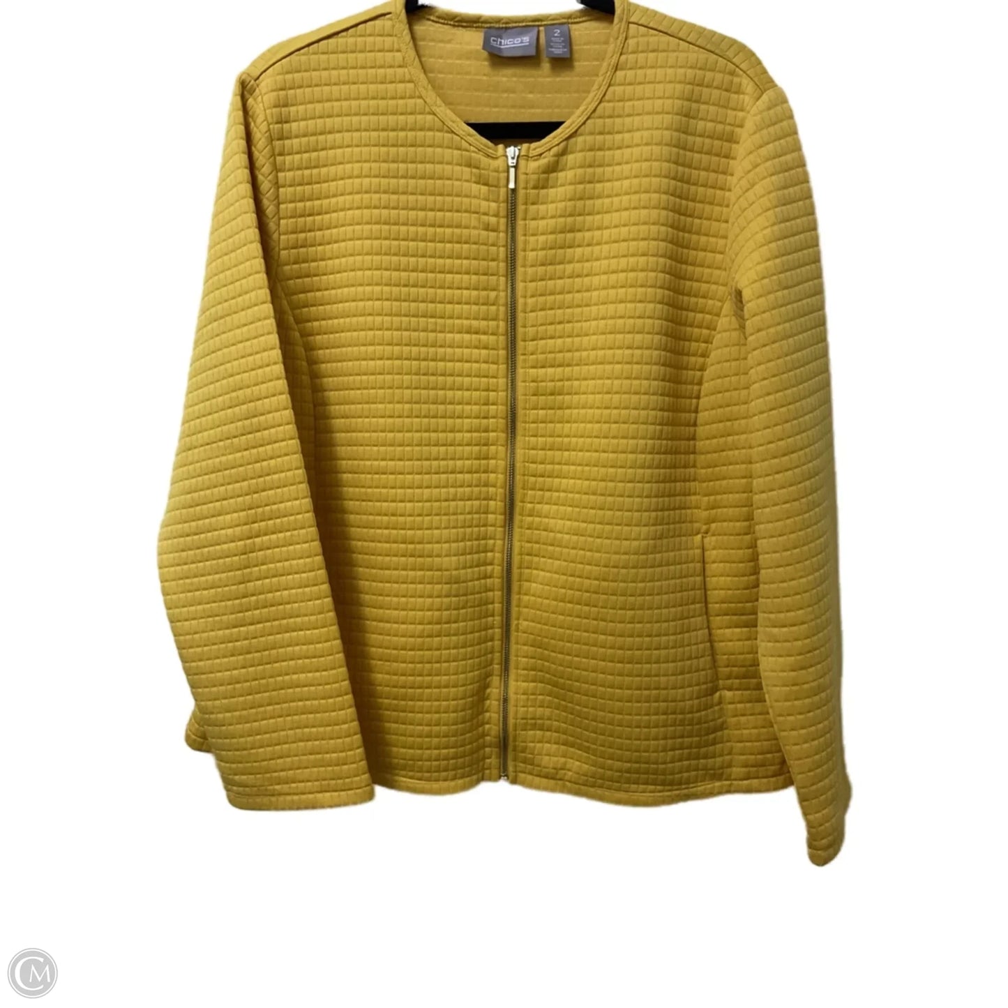 Jacket Other By Chicos In Yellow, Size: L