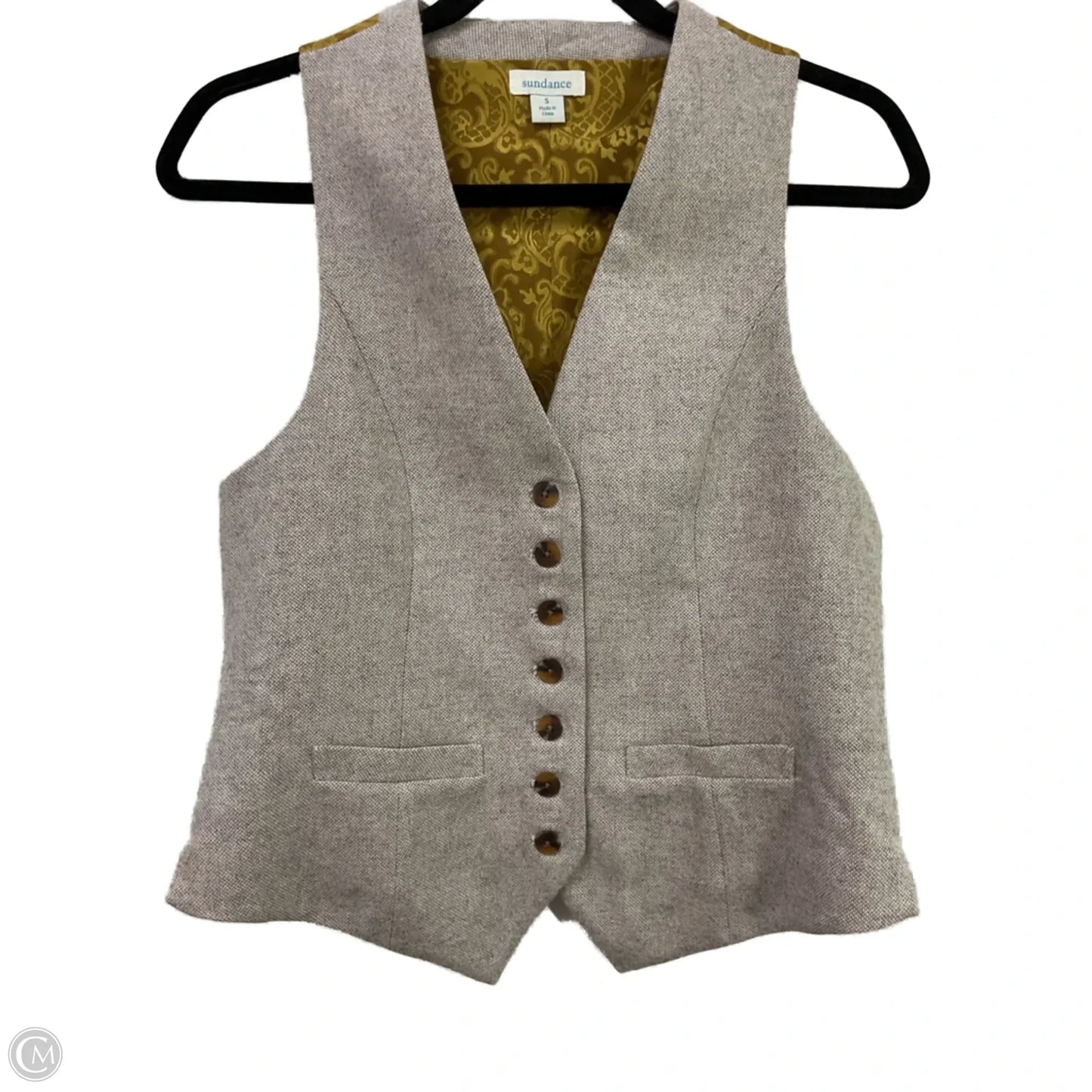 Vest Other By Sundance In Yellow, Size: S