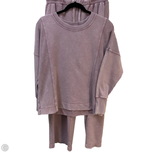 Lounge Set Pants By Jane And Delancey In Mauve, Size: S