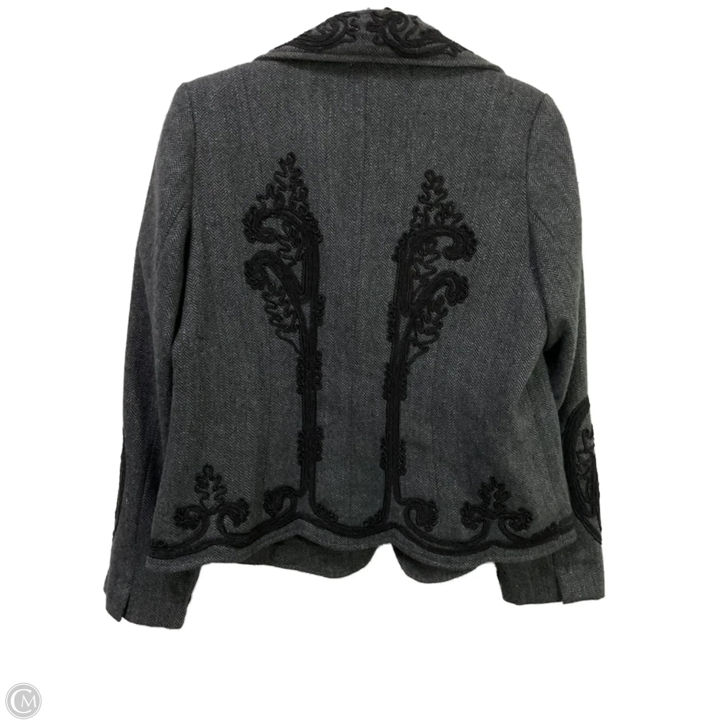 Blazer By Soft Surroundings In Grey, Size: M