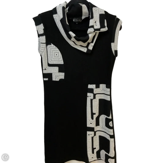 Dress Sweater By Papillion In Black, Size: L