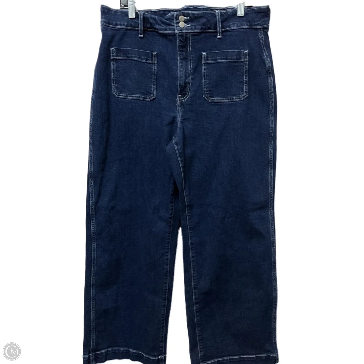 Jeans Wide Leg By Old Navy In Blue Denim, Size: 16