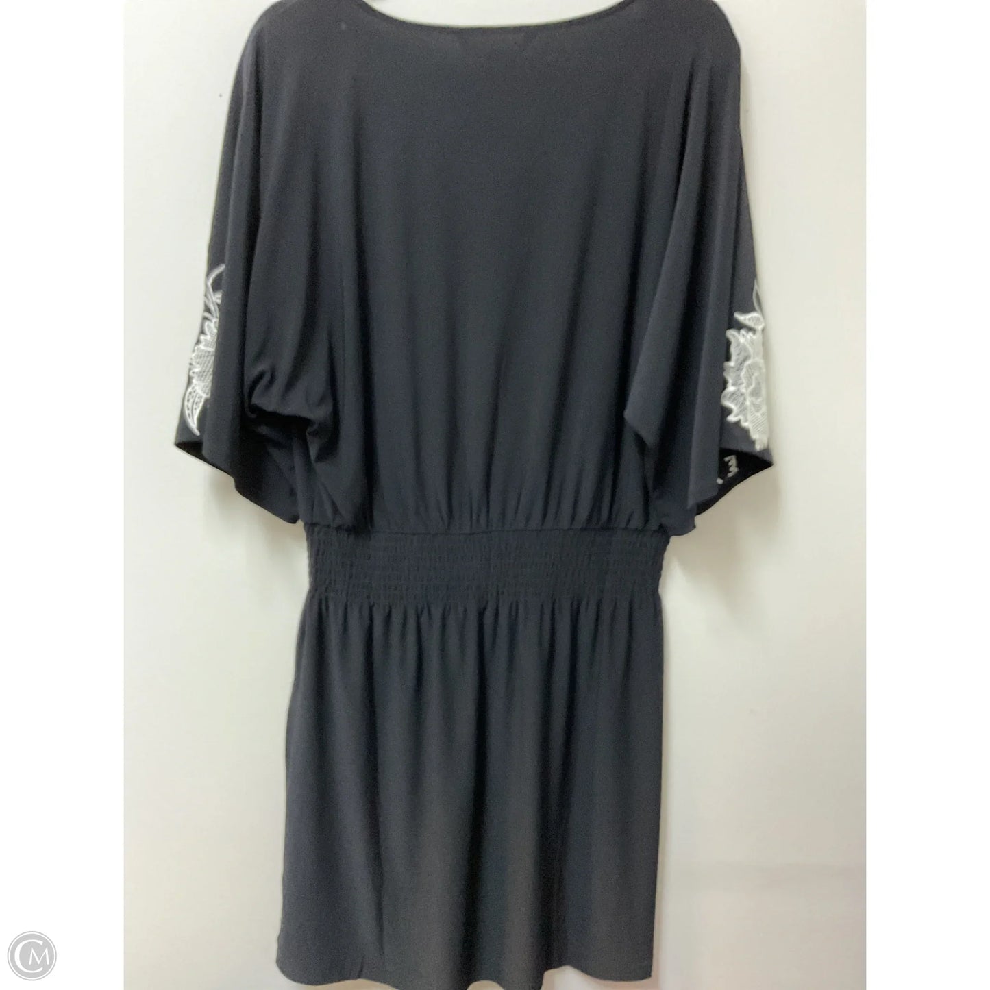 Dress Casual Midi By White House Black Market In Black, Size: L