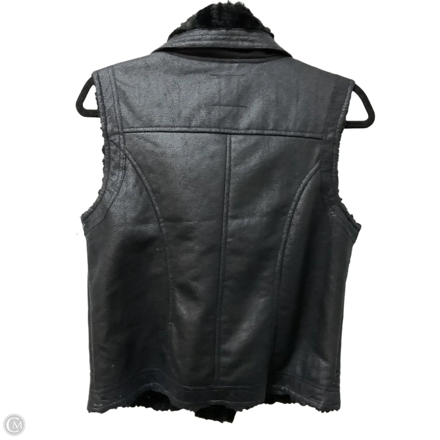 Vest Faux Fur & Sherpa By Olive And Oak In Black, Size: M