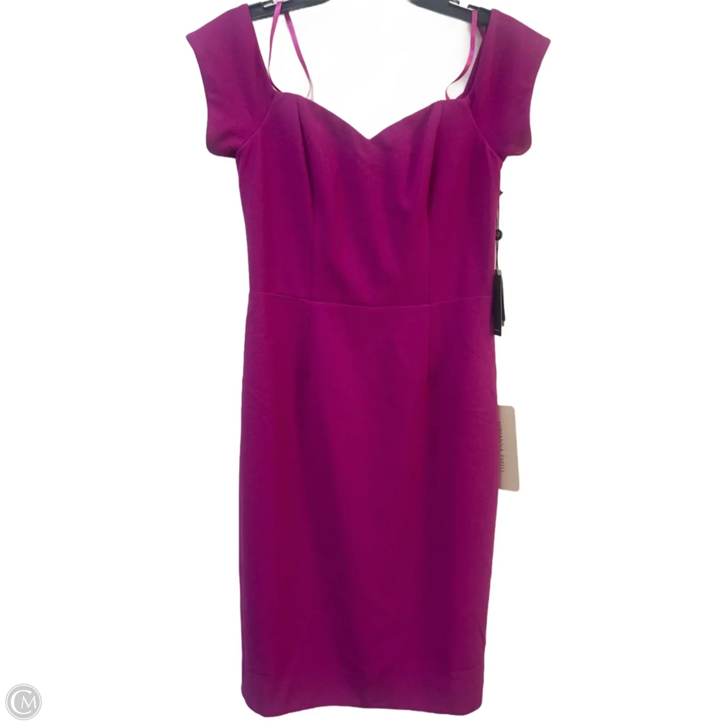 Dress Party Midi By Adrianna Papell In Pink, Size: M