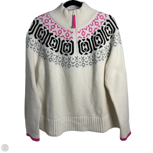 Sweater By Talbots In Cream, Size: L