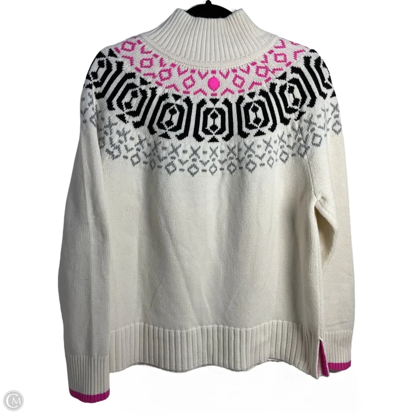 Sweater By Talbots In Cream, Size: L