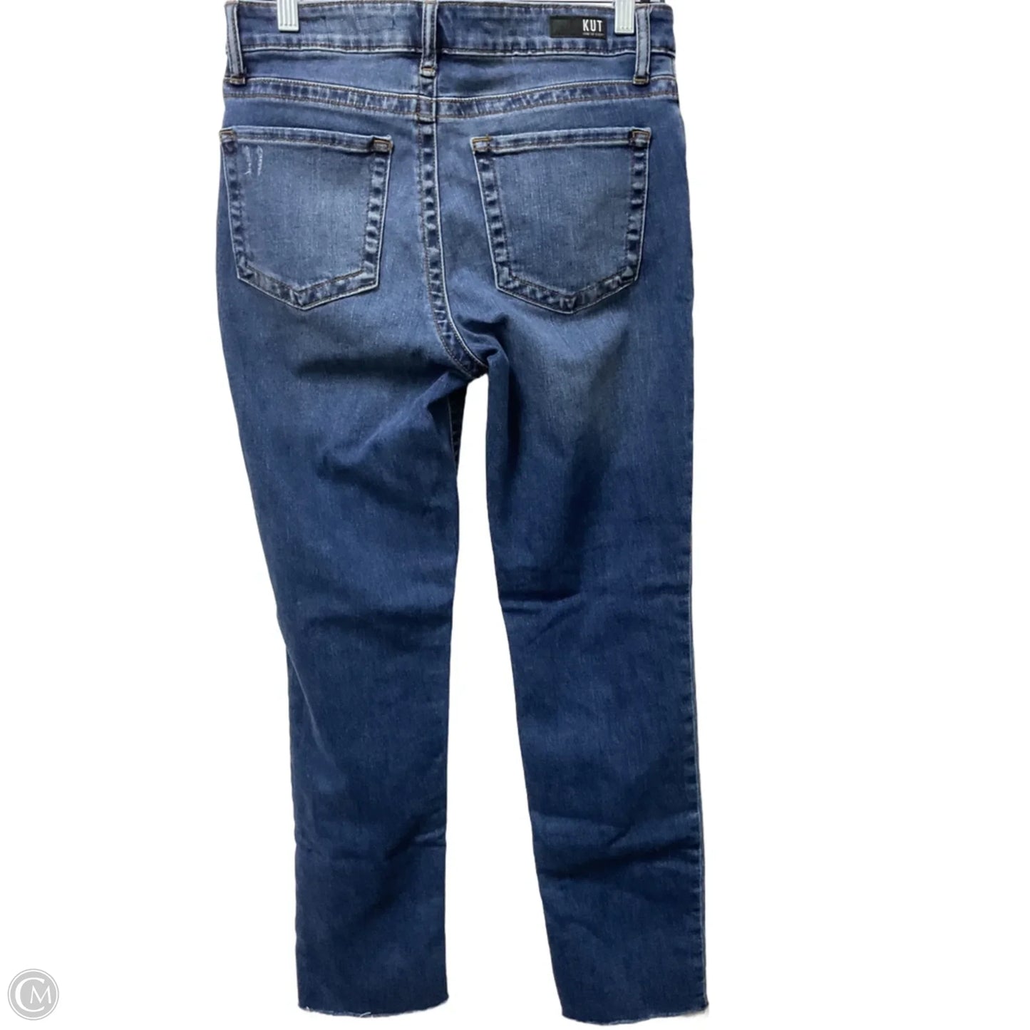 Jeans Straight By Kut In Blue Denim, Size: 4