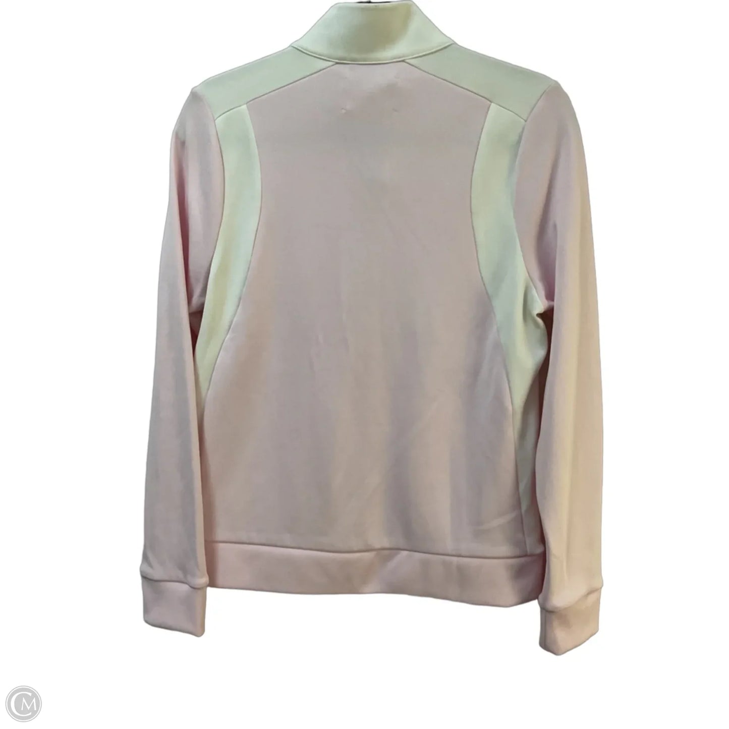 Jacket Designer By Tory Burch In Pink & White, Size: M