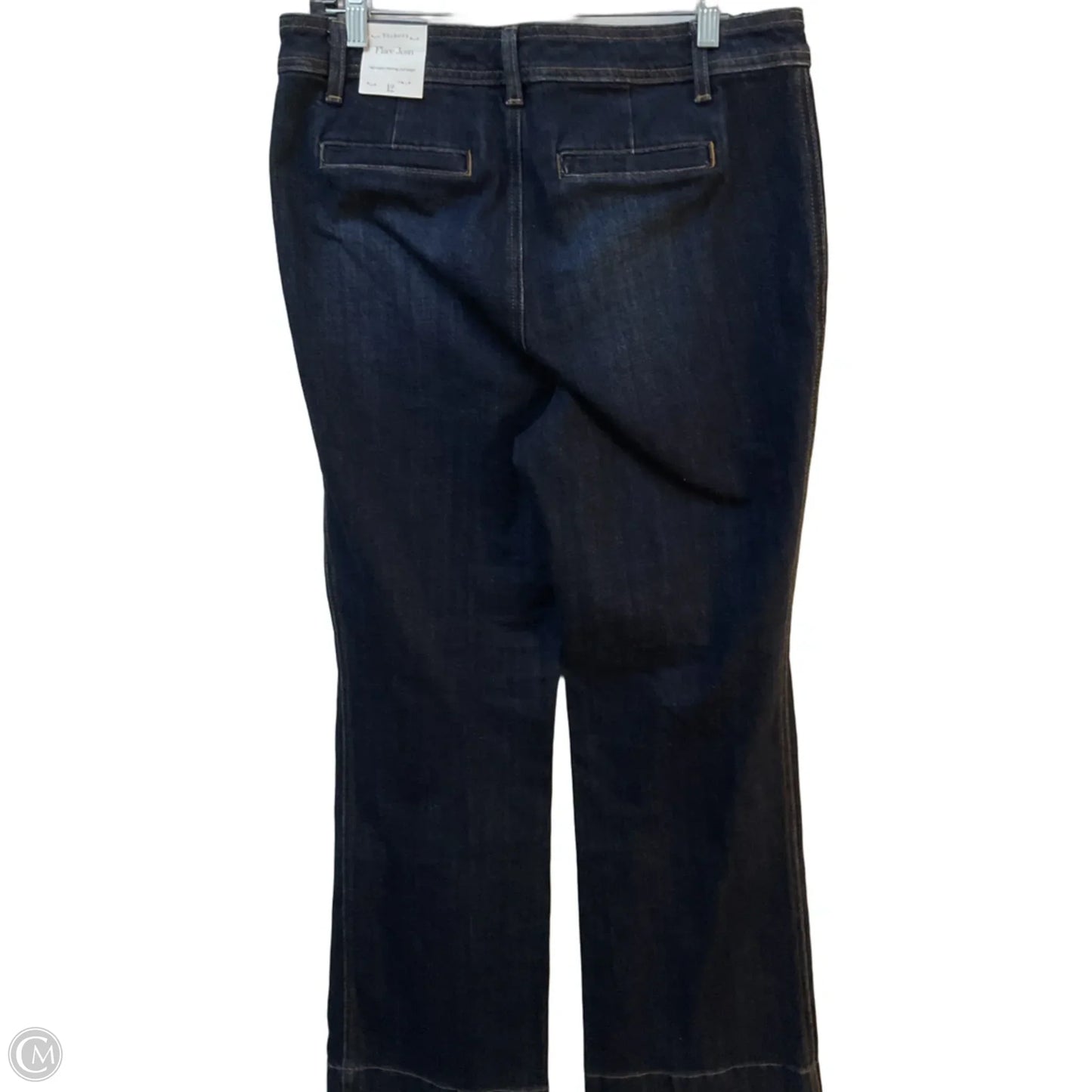 Jeans Flared By Talbots In Blue Denim, Size: 12