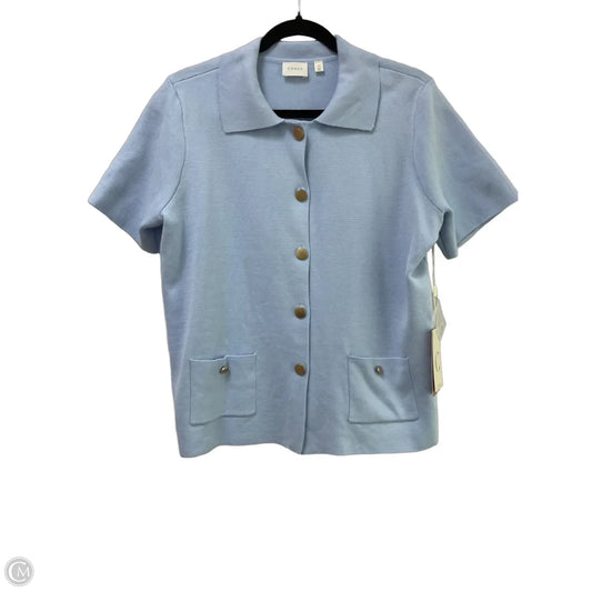Sweater Cardigan By Cyrus In Blue, Size: M