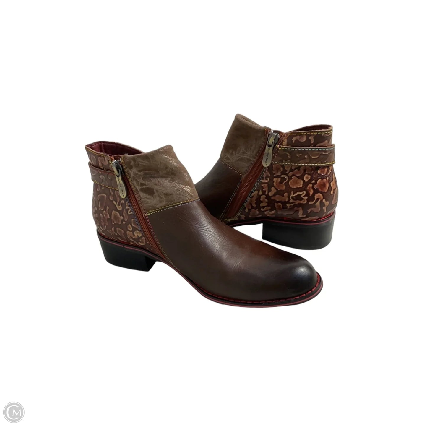 Boots Leather By Spring Step In Brown, Size: 7.5