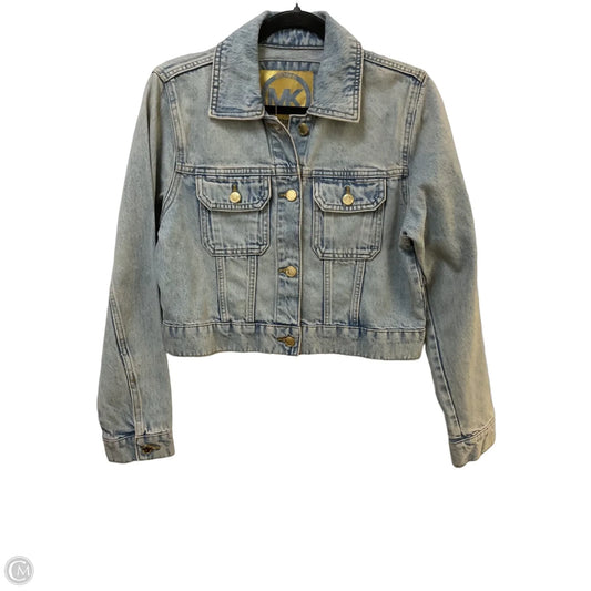 Jacket Denim By Michael By Michael Kors In Blue Denim, Size: M