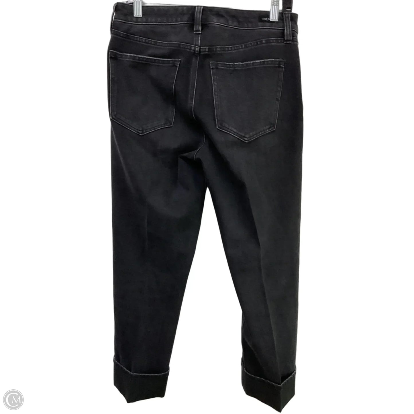 Jeans Cropped By Liverpool In Black Denim, Size: 8