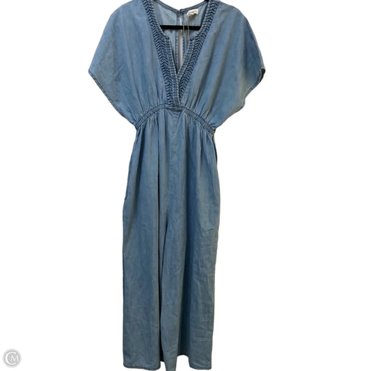 Jumpsuit By World Market In Blue Denim, Size: S