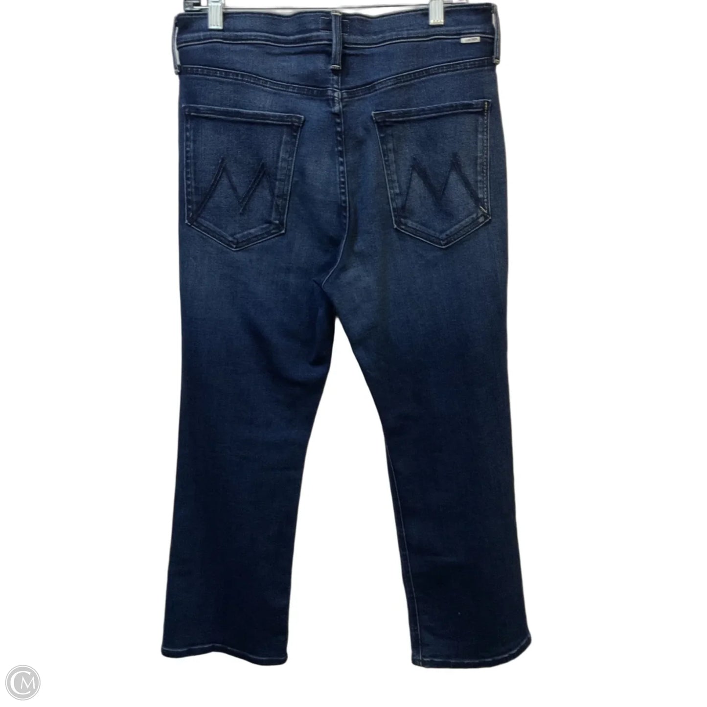 Jeans Straight By Mother In Blue Denim, Size: 14