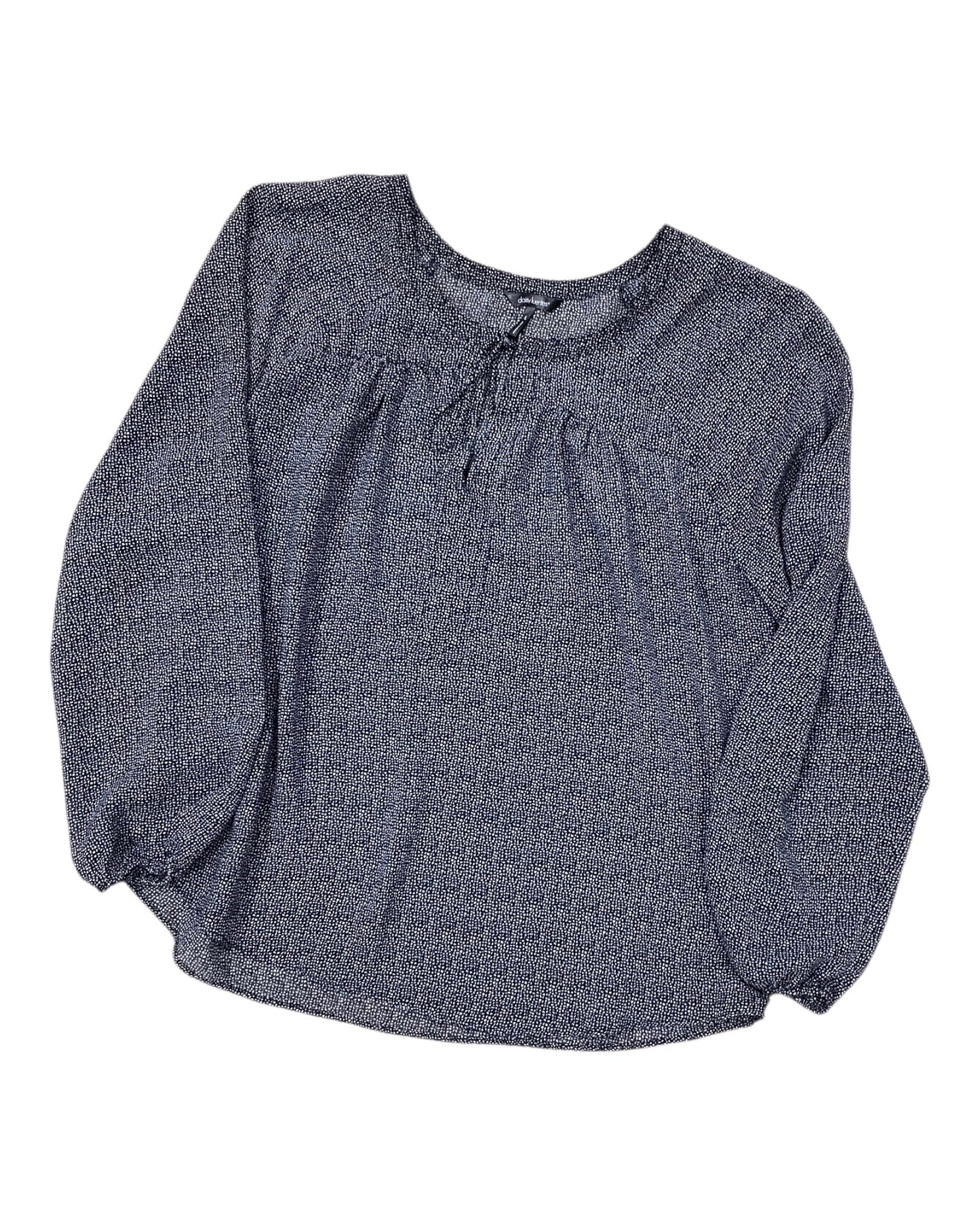 Top Ls By Daisy Fuentes In Blue, Size:L