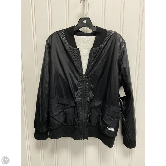 Jacket Faux Fur & Sherpa By The North Face In Black & White, Size: L