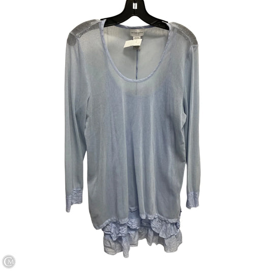 Top Long Sleeve By Soft Surroundings In Blue, Size: L